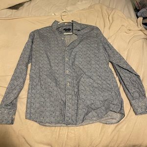 Bugatchi long sleeve button down classic fit medium